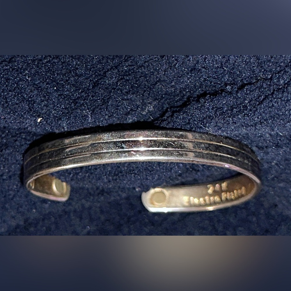 Vintage 24K Electro Plated Magnetic Bracelet